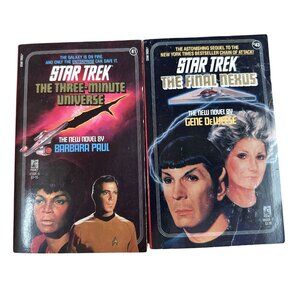 Star Trek Books The Original Series Three-Minute Universe & The Final Nexus PB